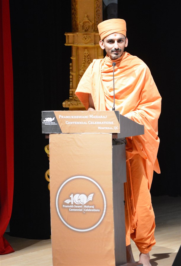 Montreal, QC, Pramukh Swami Maharaj Centennial Celebrations