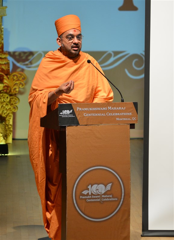 Montreal, QC, Pramukh Swami Maharaj Centennial Celebrations