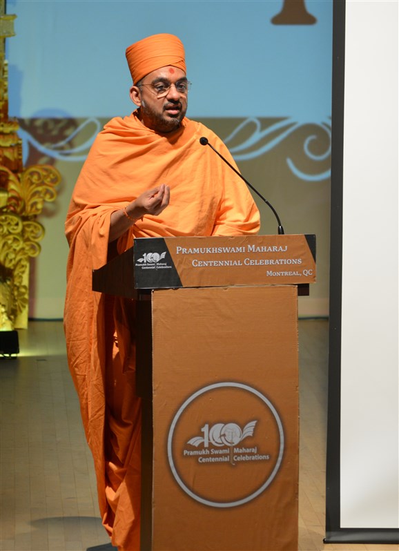 Montreal, QC, Pramukh Swami Maharaj Centennial Celebrations