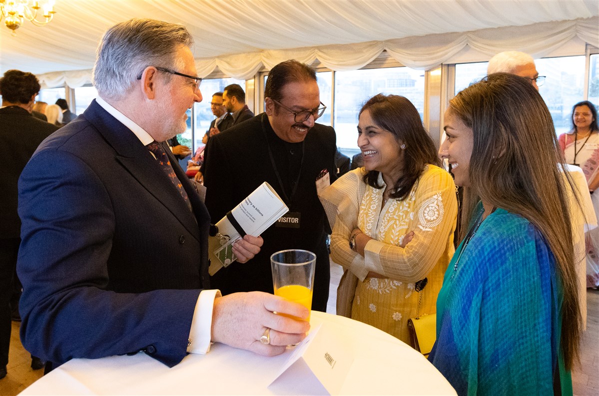 Barry Gardiner MP, Member of Parliament for Brent North, enjoying the event with other attendees