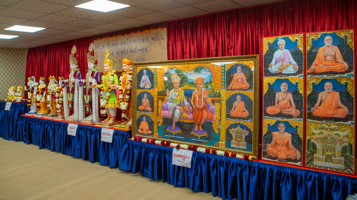 Murtis to be consecrated at BAPS Shri Swaminarayan Mandir in Shyamsundar (Himmatnagar), India