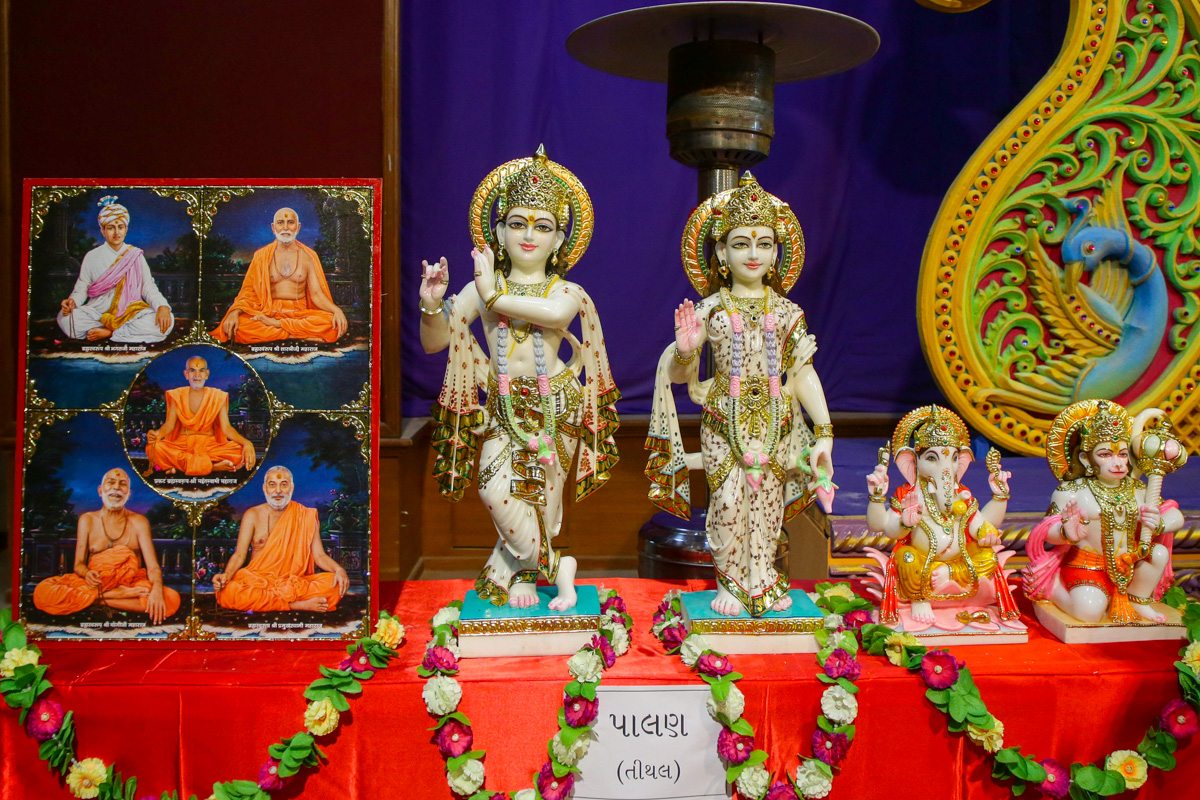 Murtis to be consecrated at BAPS Shri Swaminarayan Mandir, Palan (Tithal), India