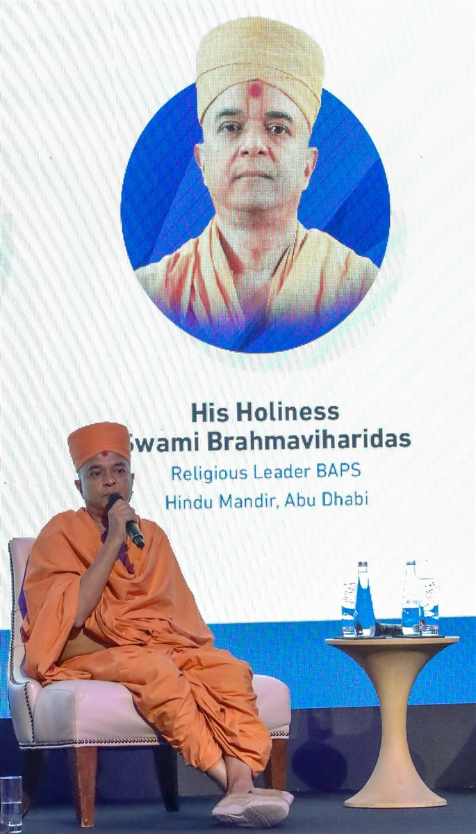 Swami Brahmaviharidas sheds light on the critical role that our planet plays in supporting life and sustaining our existence. He emphasized that without our planet, there would be no faith, no peace, and no diversity