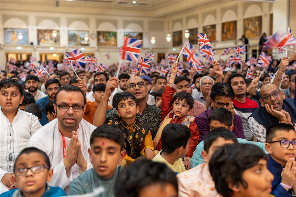“We look forward to welcoming you not only here at Neasden Temple, but to our temples across the world.”