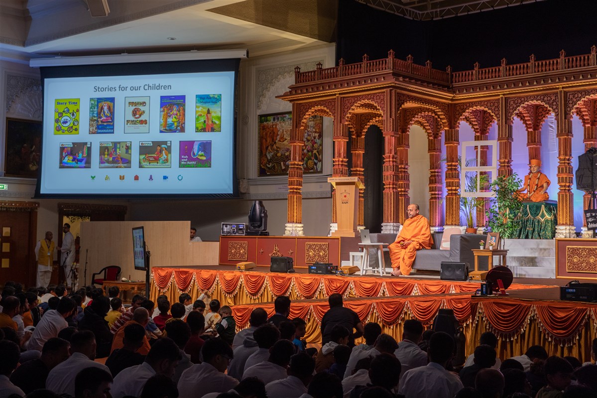 He outlined various publications, games, apps, online tools and other resources
