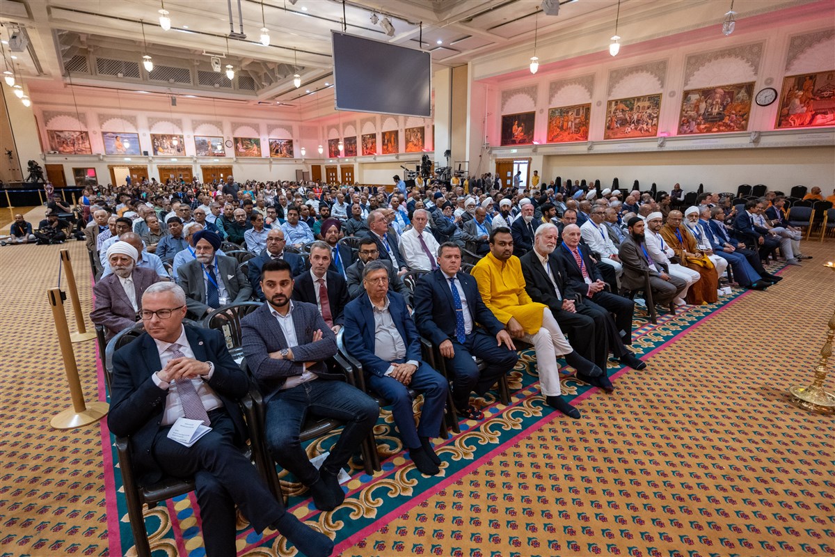 Guests from various professions, faiths and backgrounds  joined the community celebration