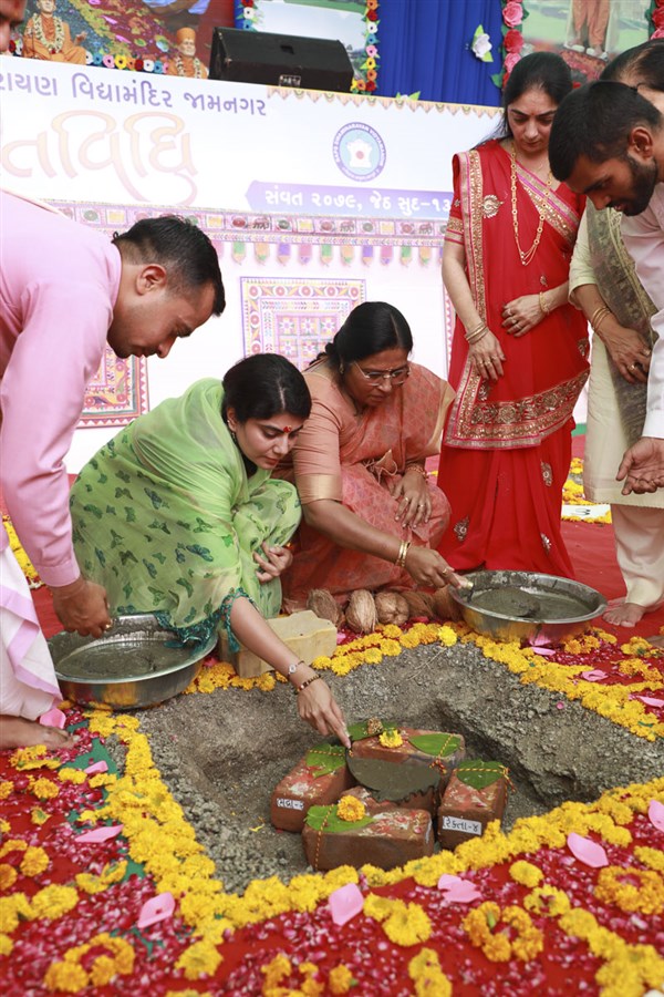 Groundbreaking Ceremony for New BAPS Vidyamandir, Jamnagar