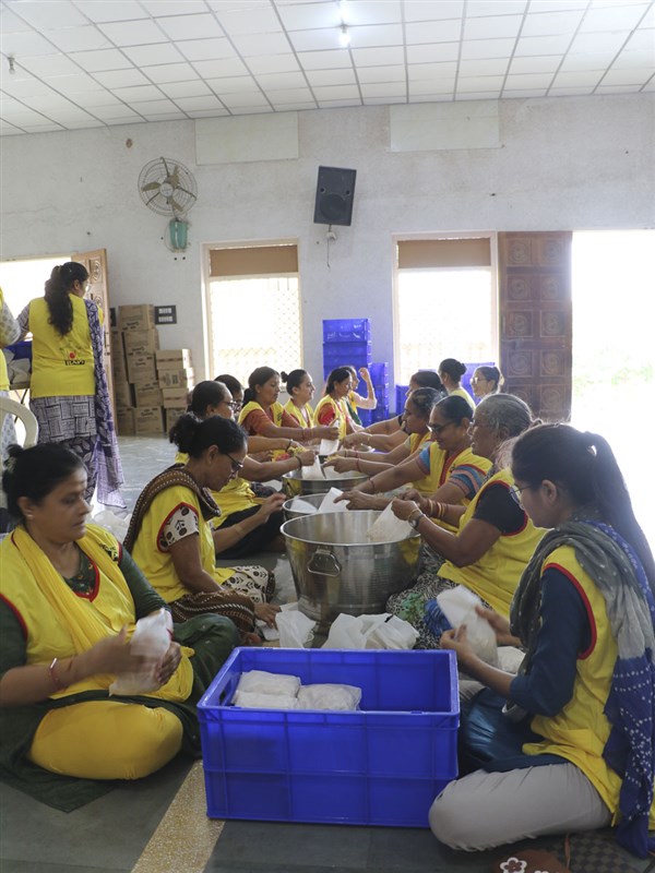 Cyclone Biparjoy BAPS Relief Work 2023, Bhuj