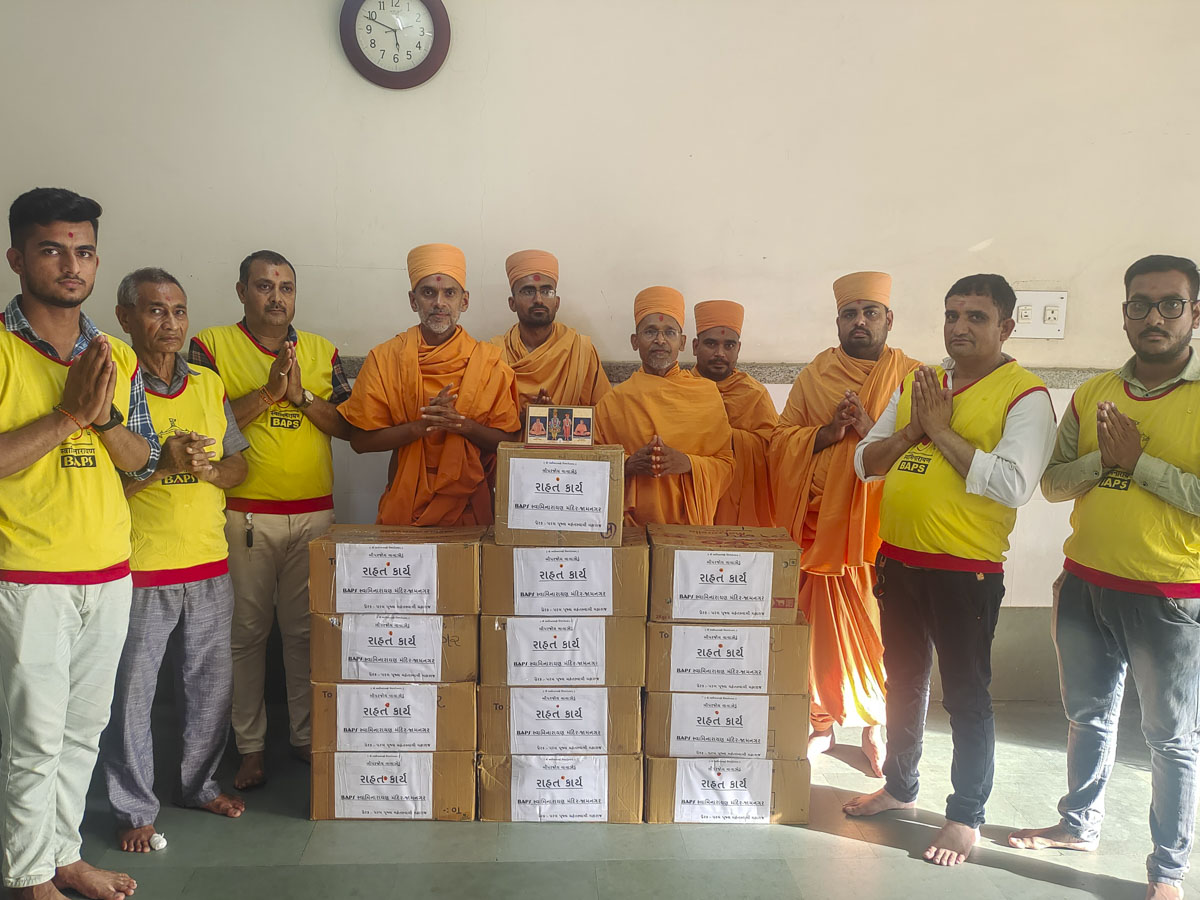 Cyclone Biparjoy BAPS Relief Work 2023, Jamnagar