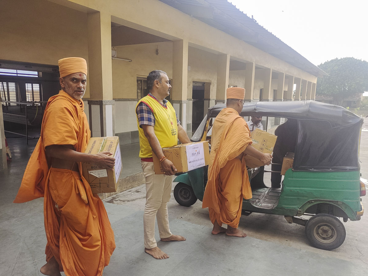 Cyclone Biparjoy BAPS Relief Work 2023, Jamnagar