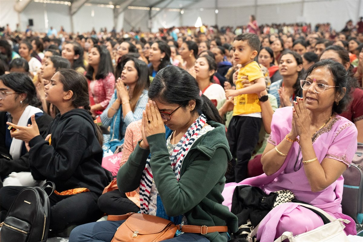 Youths during the Asmita Din assembly