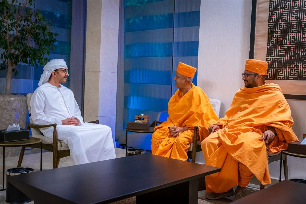 His Highness expressed his appreciation for the dedication shown by BAPS, emphasizing their collective commitment to fostering harmony, tolerance, and peace