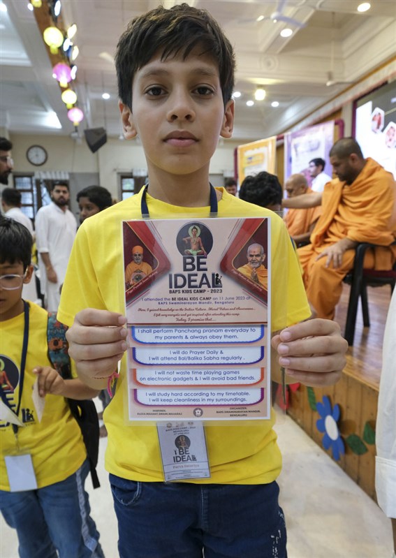 Children Development Camp: ‘Be Ideal’, Bengaluru
