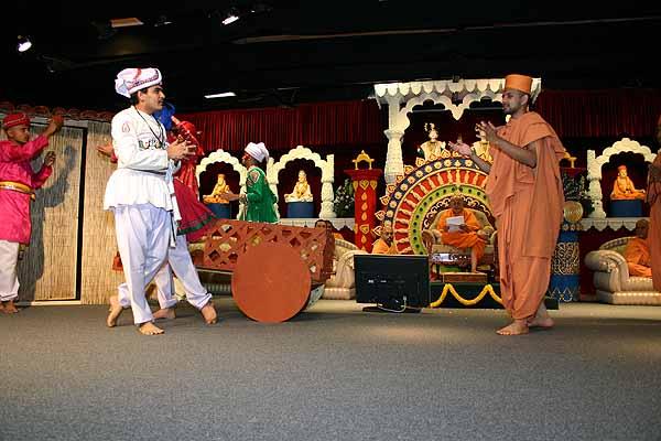 Kishores perform a drama 	  