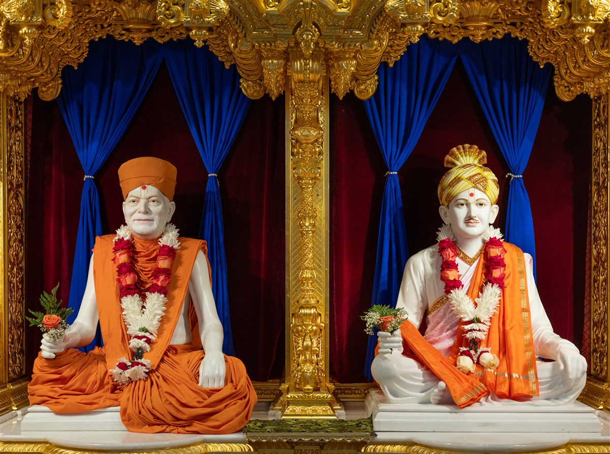 Brahmaswarup Yogiji Maharaj and Brahmaswarup Bhagatji Swami Maharaj