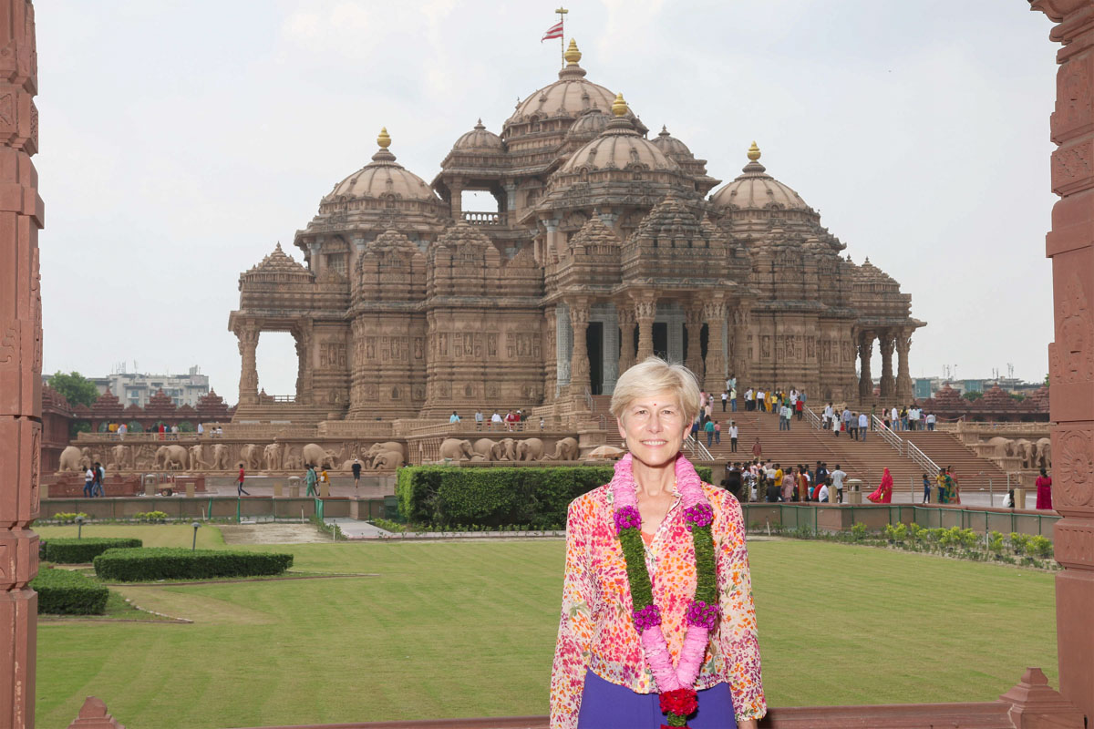 United States Congresswoman Deborah Ross (NC-2) at Swaminarayan Akshardham 