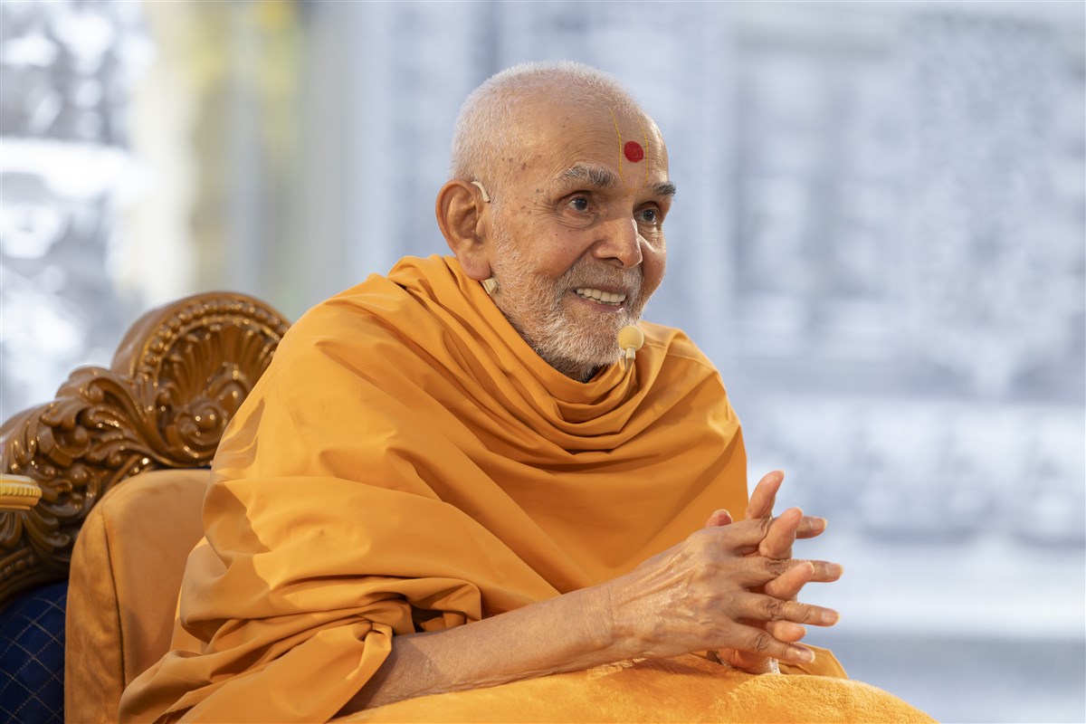 Swamishri narrates joyful memories
