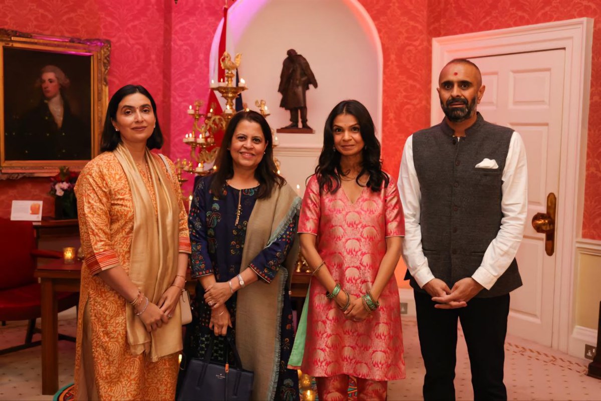 Mrs Akshata Murty and BAPS volunteers reminisced their <a href="https://www.baps.org/News/2023/UK-Prime-Minister-Rishi-Sunak-Visits-BAPS-Swaminarayan-Akshardham-24059.aspx" target="blank" style="text-decoration:underline; color:blue;">recent visit to Swaminarayan Akshardham</a> in Delhi