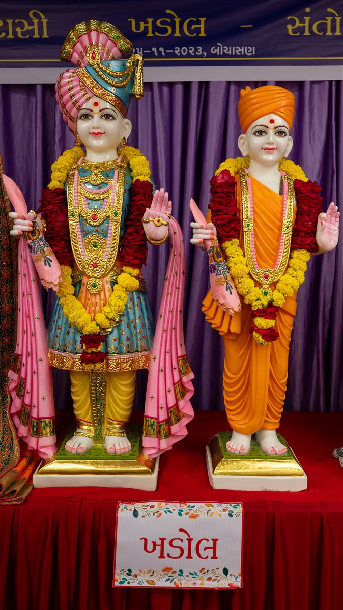 Murtis to be consecrated at BAPS Shri Swaminarayan Mandir in Khadol, India