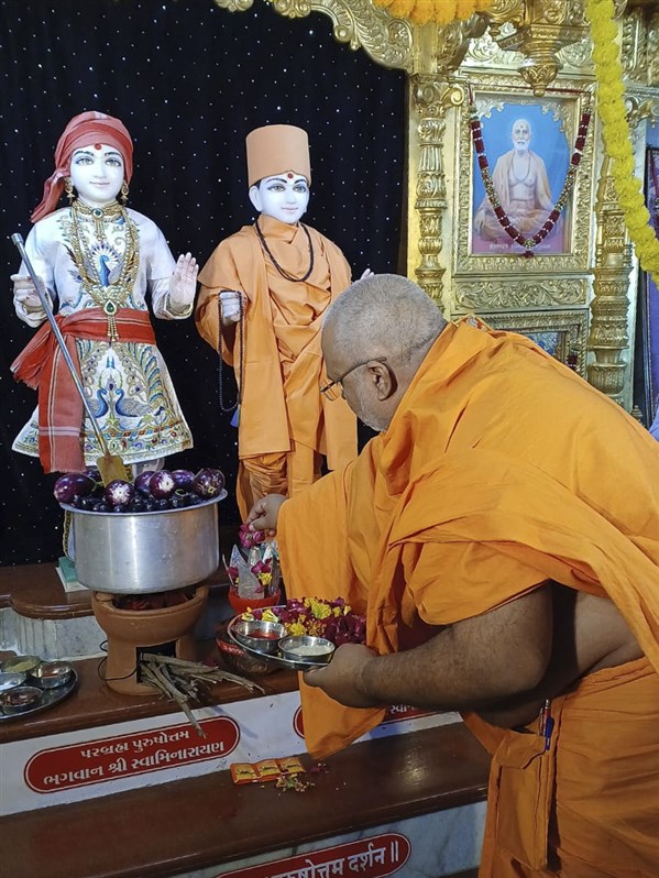 Shri Ram Janmbhoomi Mandir Akshat Kumbh Vadhamana, Bavla