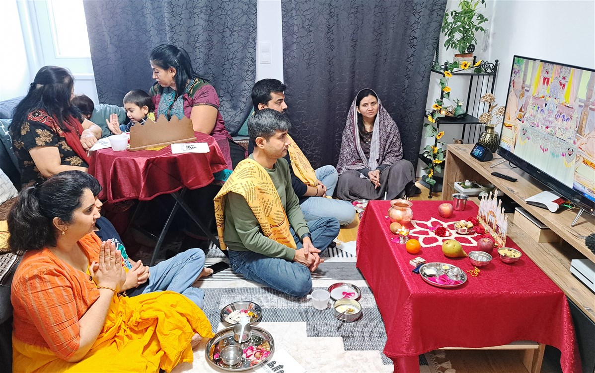 New Year’s Family Mahapuja at Home, UK & Europe