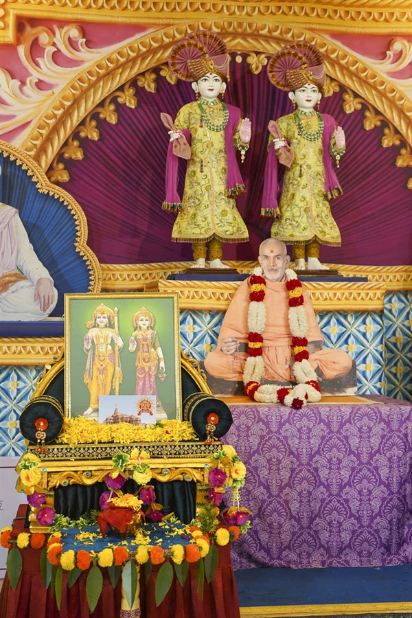 Shri Ram Janmbhoomi Mandir Akshat Kumbh Vadhamana, Dholka