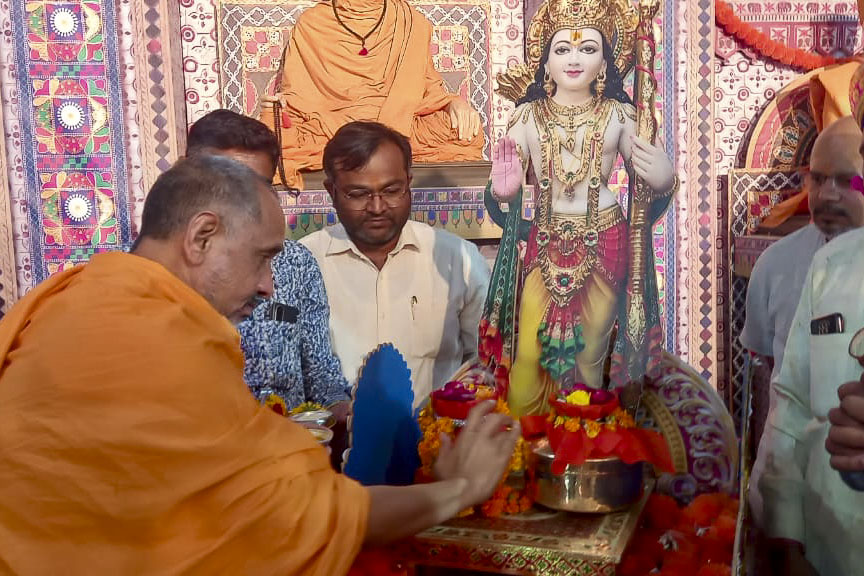 Shri Ram Janmbhoomi Mandir Akshat Kumbh Vadhamana, Mahuva