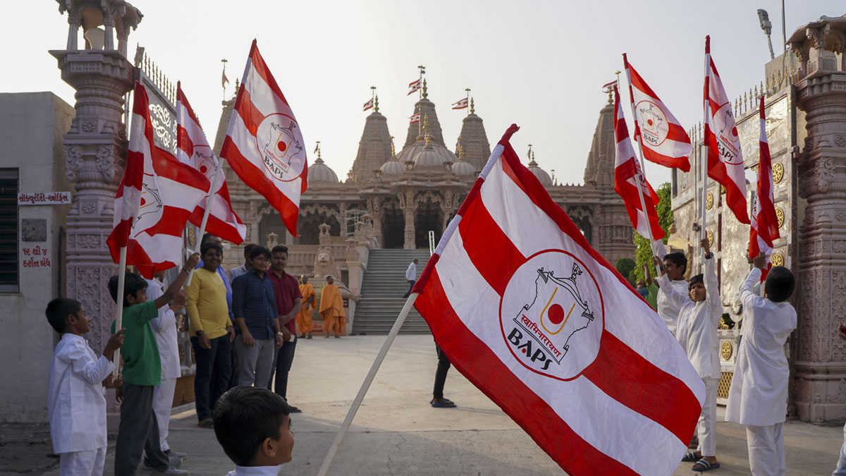 Shri Ram Janmbhoomi Mandir Akshat Kumbh Vadhamana, Dhari