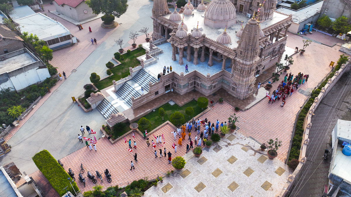 Shri Ram Janmbhoomi Mandir Akshat Kumbh Vadhamana, Dhari