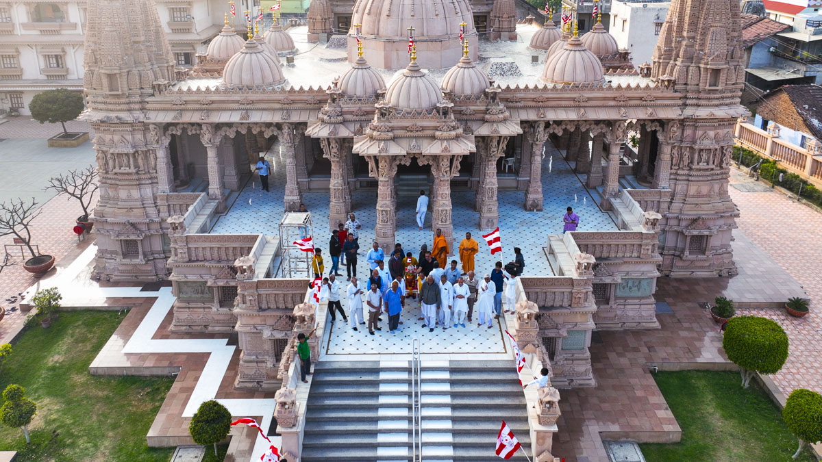 Shri Ram Janmbhoomi Mandir Akshat Kumbh Vadhamana, Dhari