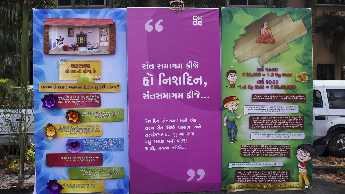 Inspiring displays created by convention delegates