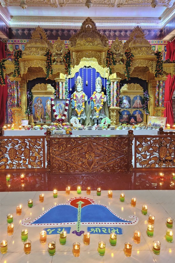 Shri Ram Mandir Pranpratishtha Celebration at BAPS Center, Gandhidham
