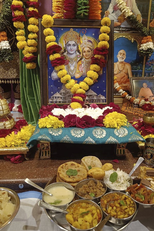 Shri Ram Mandir Pranpratishtha Celebration at BAPS Center, Anjar