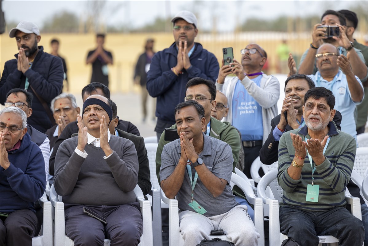 Devotees from all over the world had convened in Abu Dhabi for the inauguration of the new mandir and for Swamishri's darshan