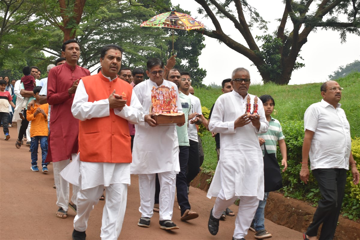 Shri Ram Mandir, Ayodhya, Inauguration Celebrations at BAPS Mandir, Jinja