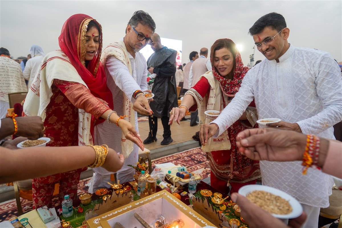 Ceremony of Yagna Offerings