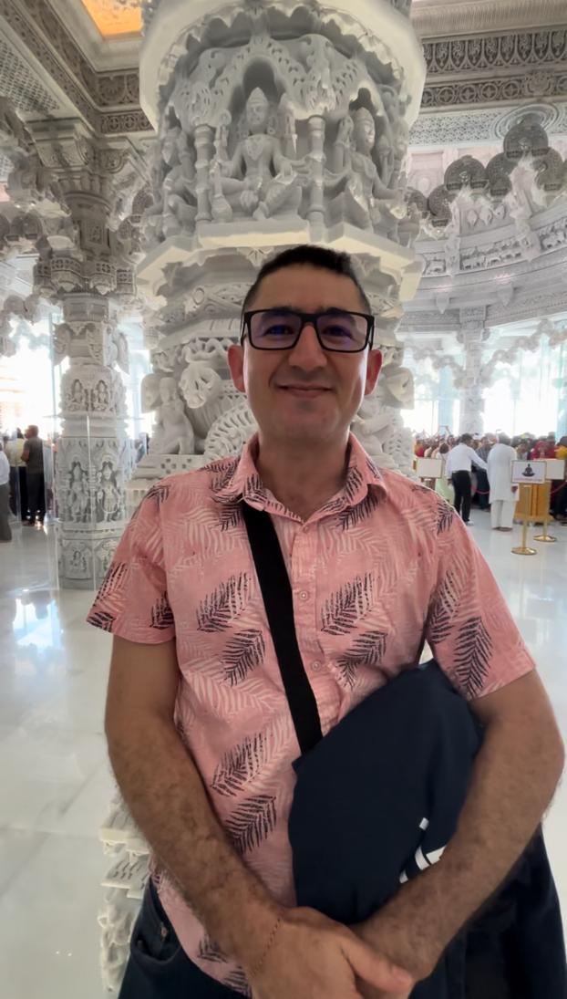 Visitors hailed from various parts of the world, such as Luis from Mexico