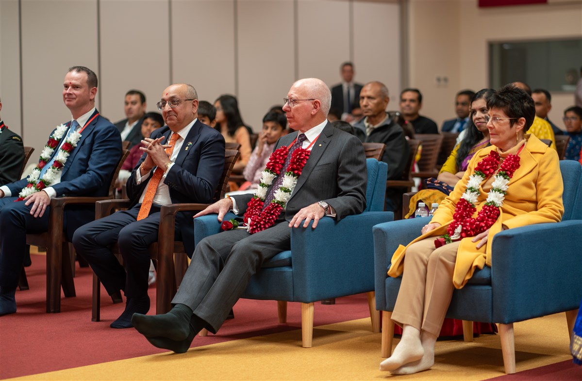 Governor-General of Australia Visits BAPS Shri Swaminarayan Mandir, Canberra