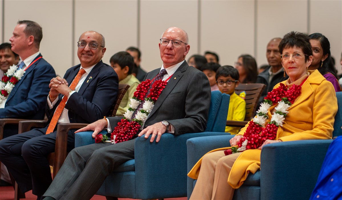 Governor-General of Australia Visits BAPS Shri Swaminarayan Mandir, Canberra