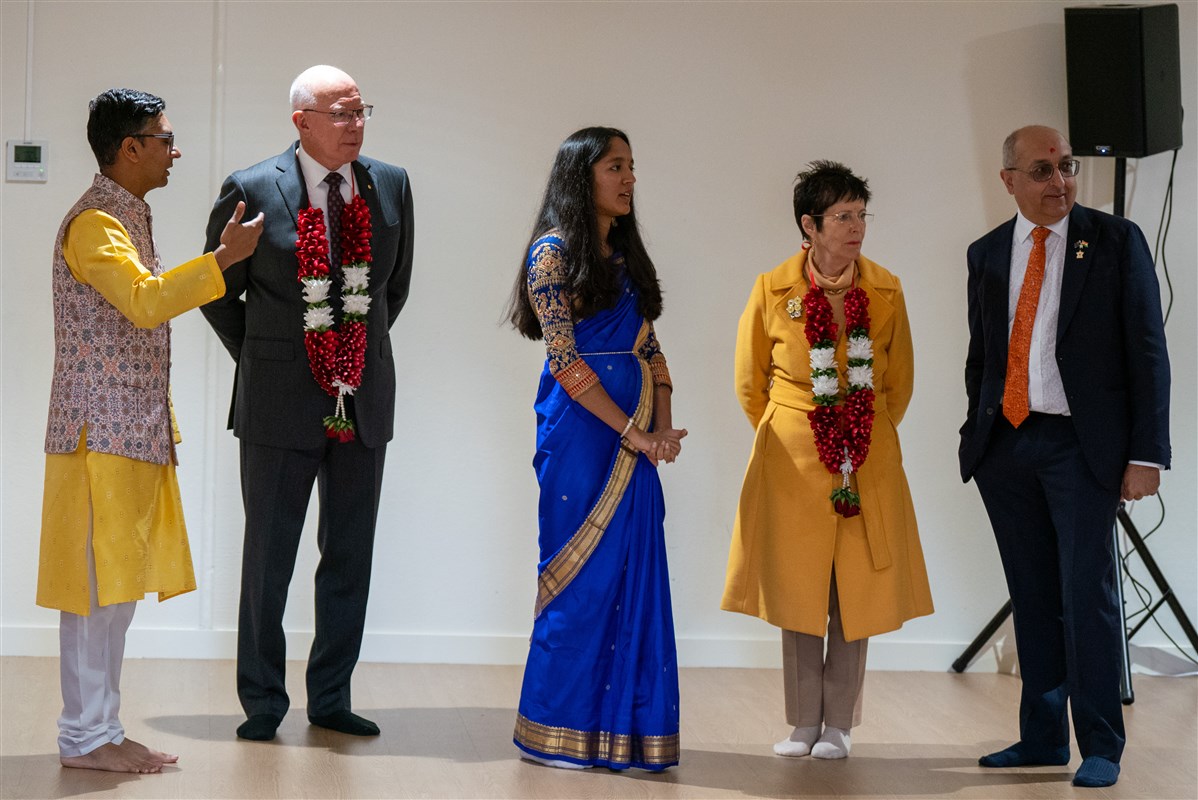 Governor-General of Australia Visits BAPS Shri Swaminarayan Mandir, Canberra