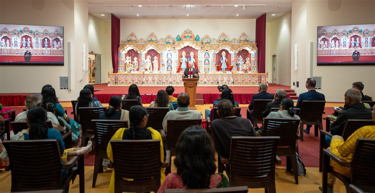 Governor-General of Australia Visits BAPS Shri Swaminarayan Mandir, Canberra