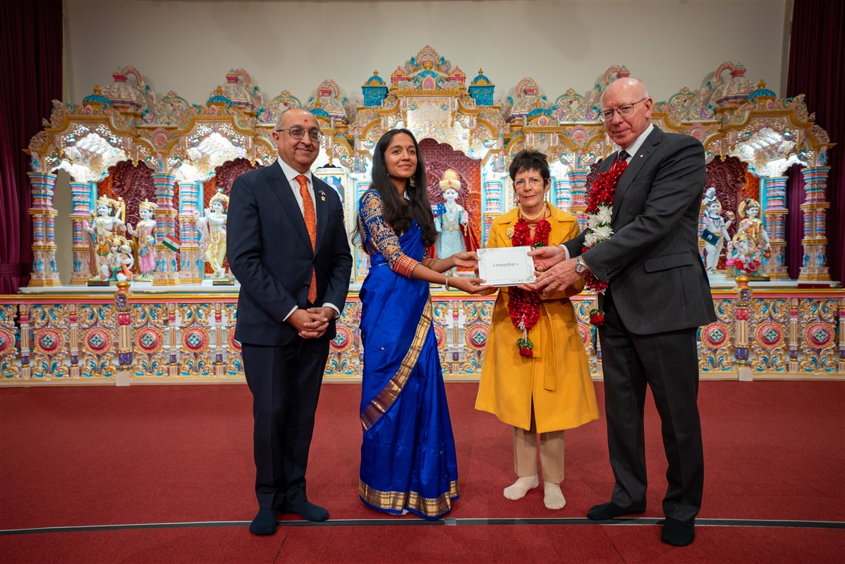 Governor-General of Australia Visits BAPS Shri Swaminarayan Mandir, Canberra