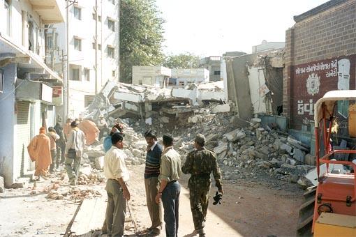 Relief Work at Bhuj in Early Days