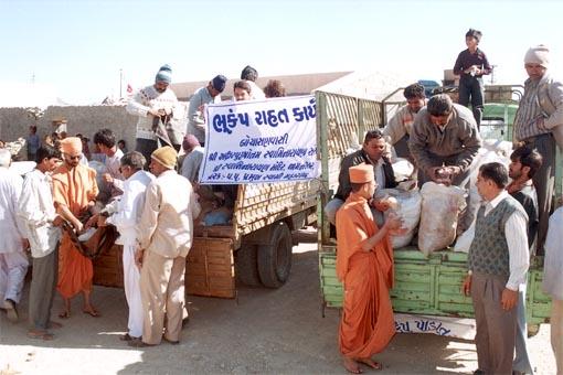  Starting relief material distribution  