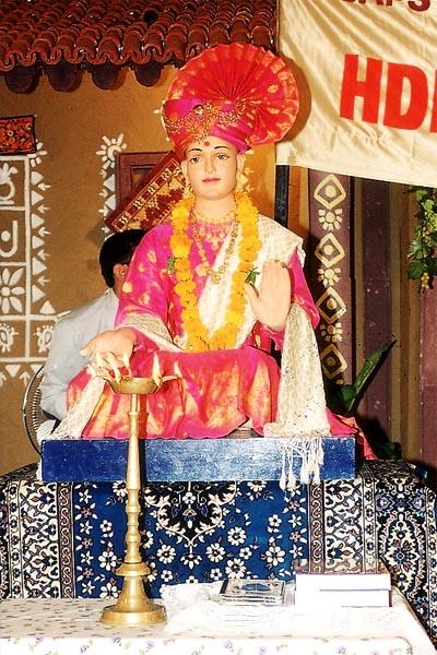 Utsav murti of Bhagwan Swaminarayan during the function