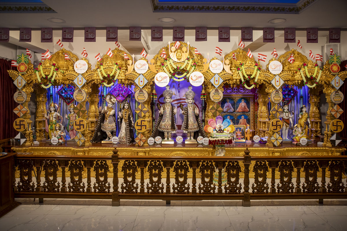 Murtis of BAPS Shri Swaminarayan Mandir, Hong Kong