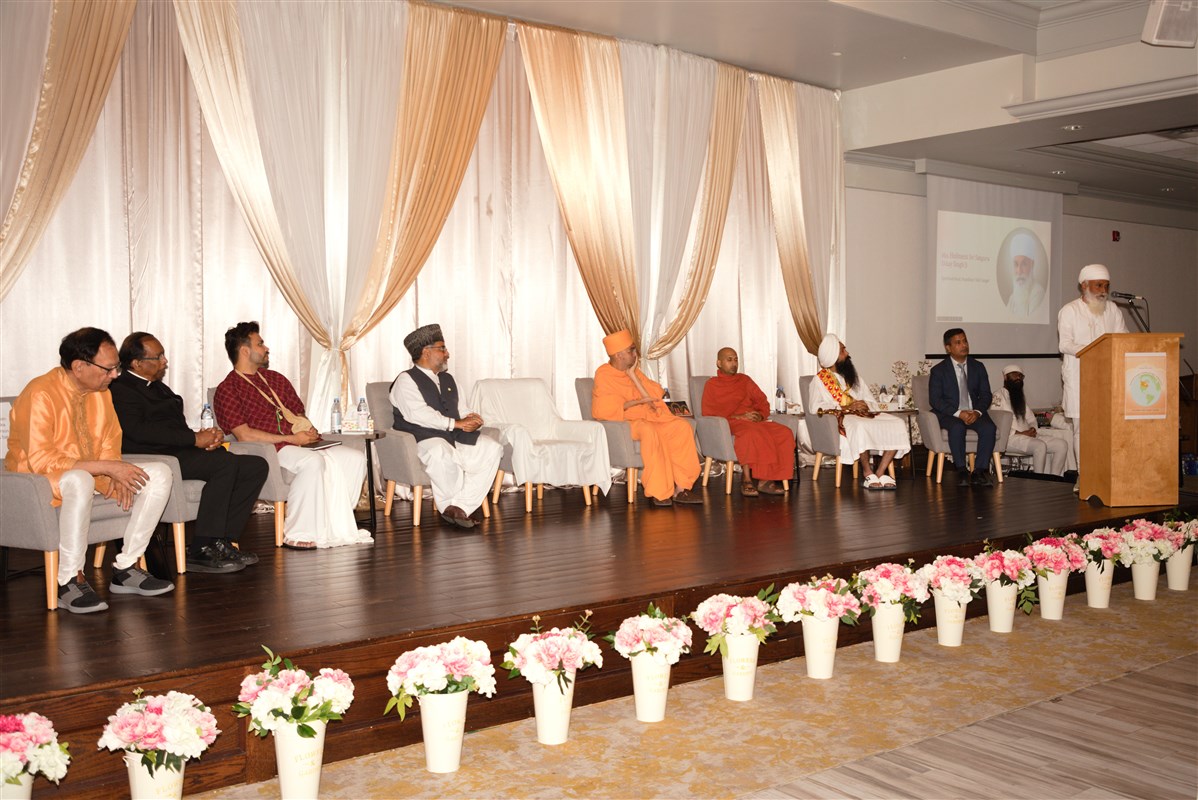 ‘Interfaith Insights - Building Bridges of Humanity’ event, organized by the Namdhari Sikh Sangat Canada in Brampton.