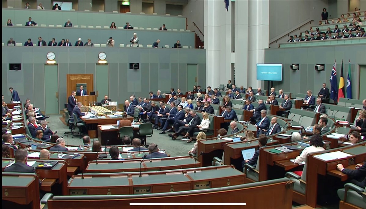 House of Representatives chamber, Australian Parliament House