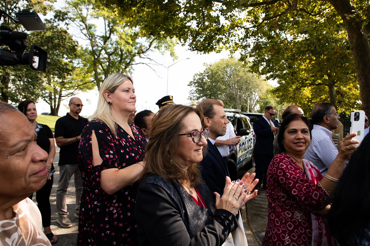During the prayer assembly, community members find strength in shared faith and unity.