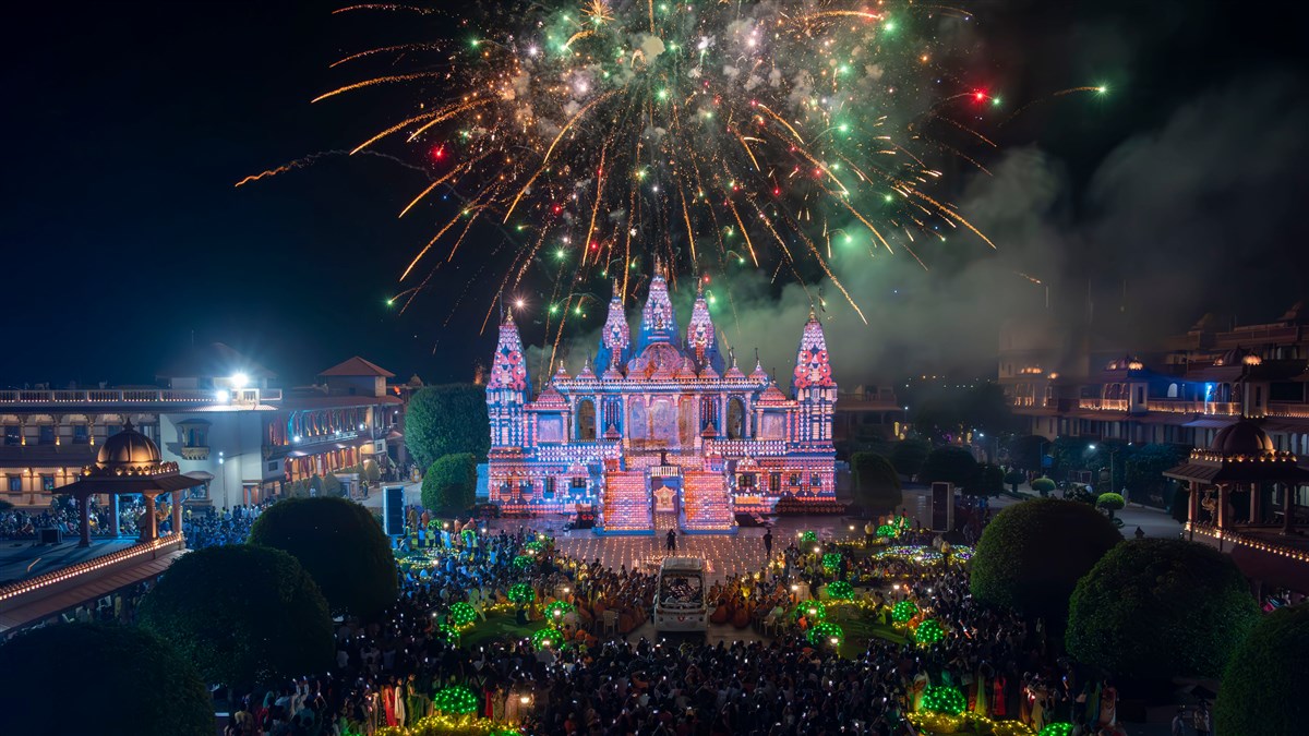 Diwali fireworks show